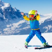 copii la ski